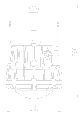 Zóna 1-es LED reflektor PLFS-50
