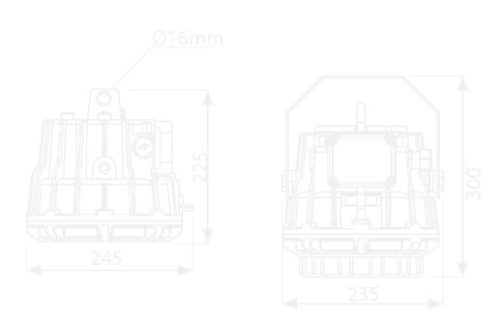 Zóna 1-es LED reflektor PLFS-50