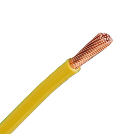 H07V-K 2,5mm2 zöld/sárga (MKH) PVC szigetelésű hajlékony sodrott rézvezeték
