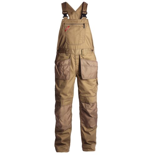 Kampflatzhose mit hängenden Werkzeugtaschen