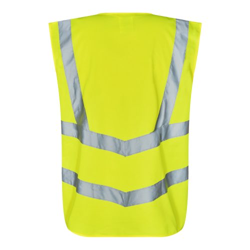 Safety mellény cipzárral