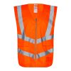 Safety mellény cipzárral