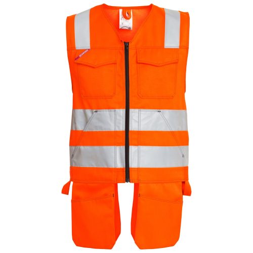 Safety EN ISO 20471 mellény szerszámzsebekkel