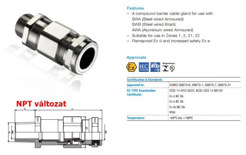 For armoured cable, "Barrier"