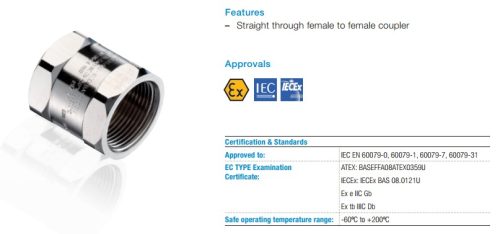 Explosion-proof coupling sleeve