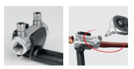 Szakadófejes szerelvény megfogó UZS1