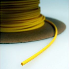 Schrumpfschlauch 9,5/4,8 dünnwandig, ohne Kleber gelb 