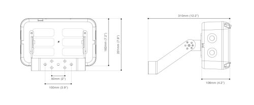 Explosion-proof LED luminaire SPX-BL24-HO-W-EMX25 -SB30