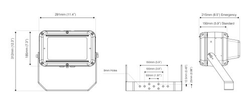 Explosion-proof LED luminaire SPX-FL24-W-EM50