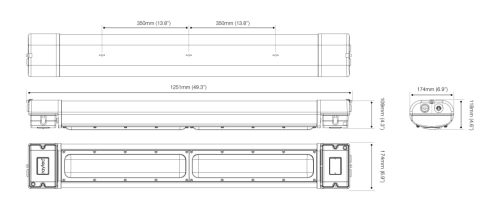 Explosion-proof LED luminaire SPX-WL168-G