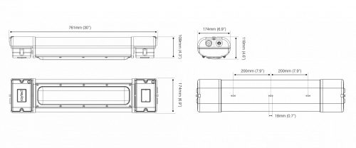 Robbanásbiztos LED lámpa SPX-WL84-LL