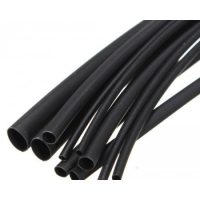 Fekete színű ragasztós zsugorcső