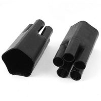 Shrink cable end for 5-core cable